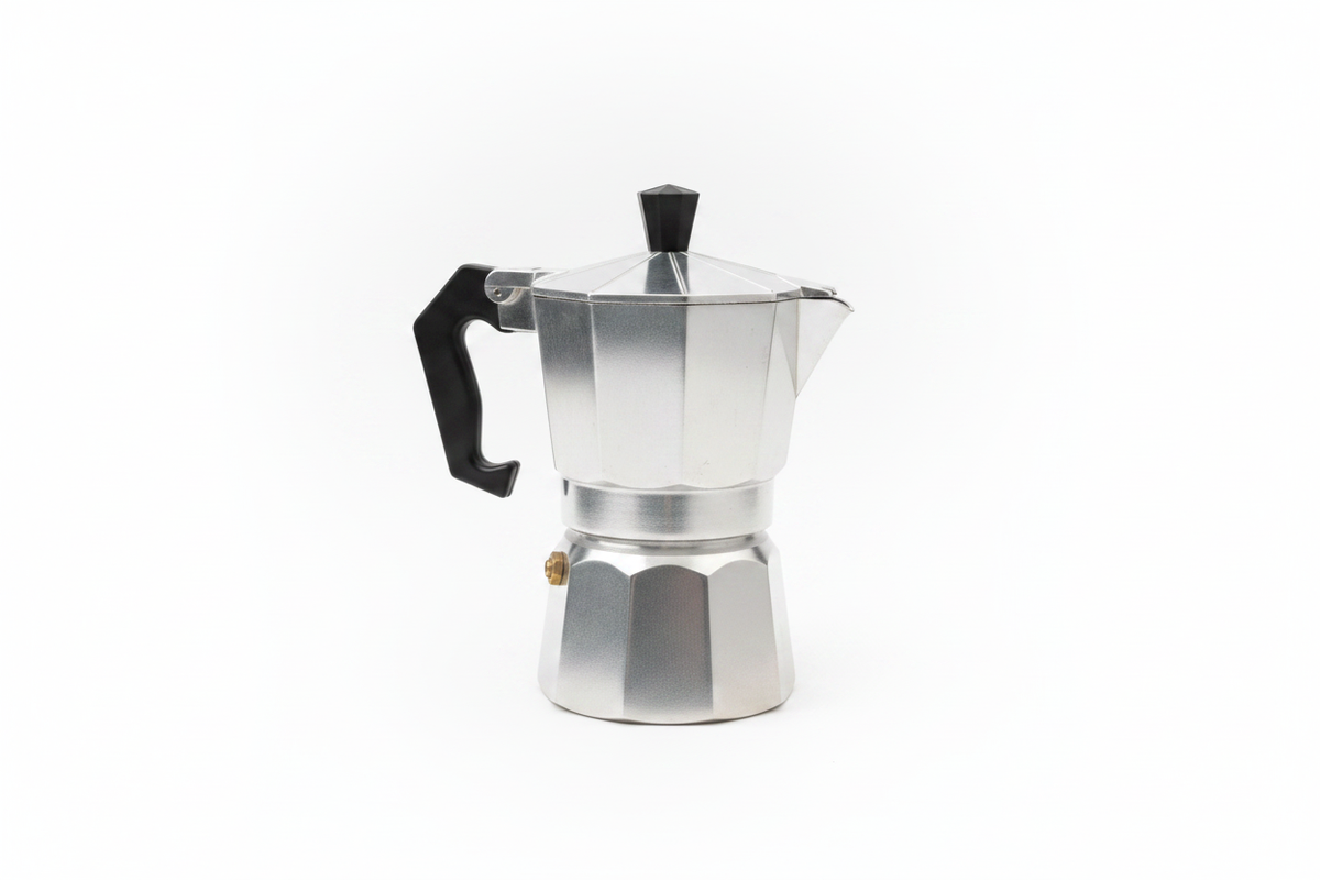 Moka pot right side view